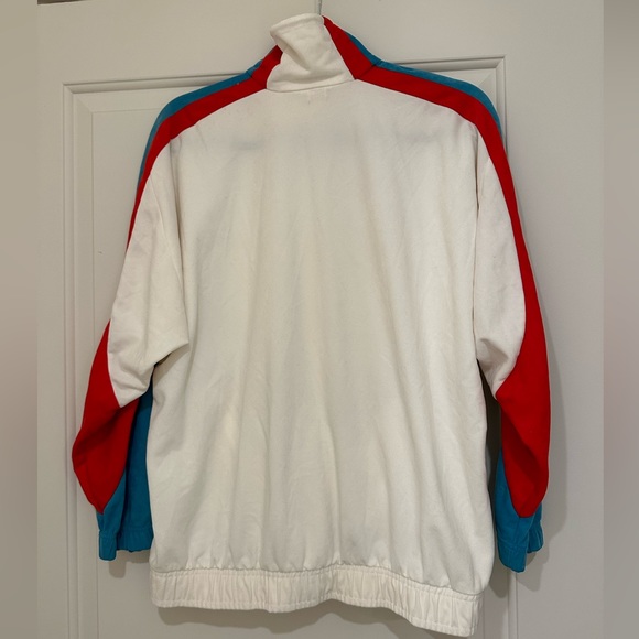 Vintage Rare Sergio Tacchini Tracksuit Jacket Red White & Blue Size 10 - Picture 2 of 6